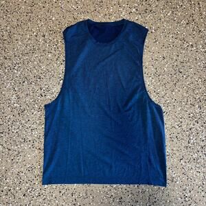 Lululemon Metal Vent Tech Sleeveless 2.0 Tank Top Men's L Blue Active Shirt